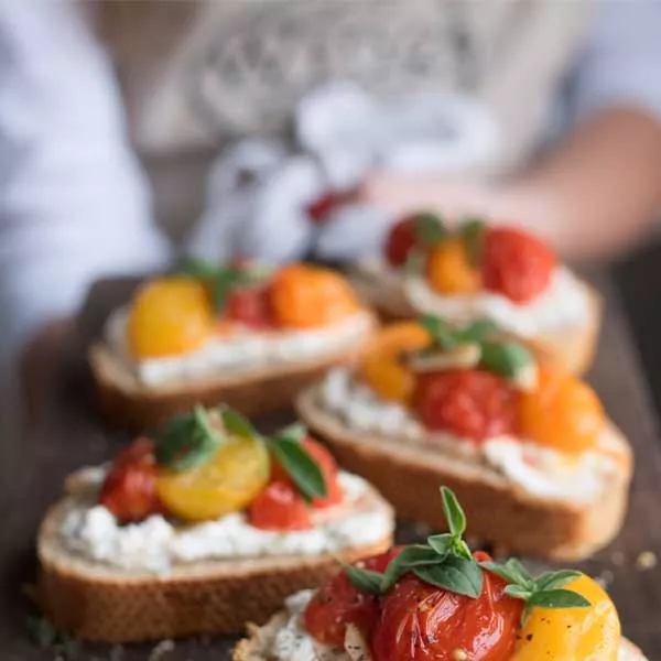 Tray of Bruschetta